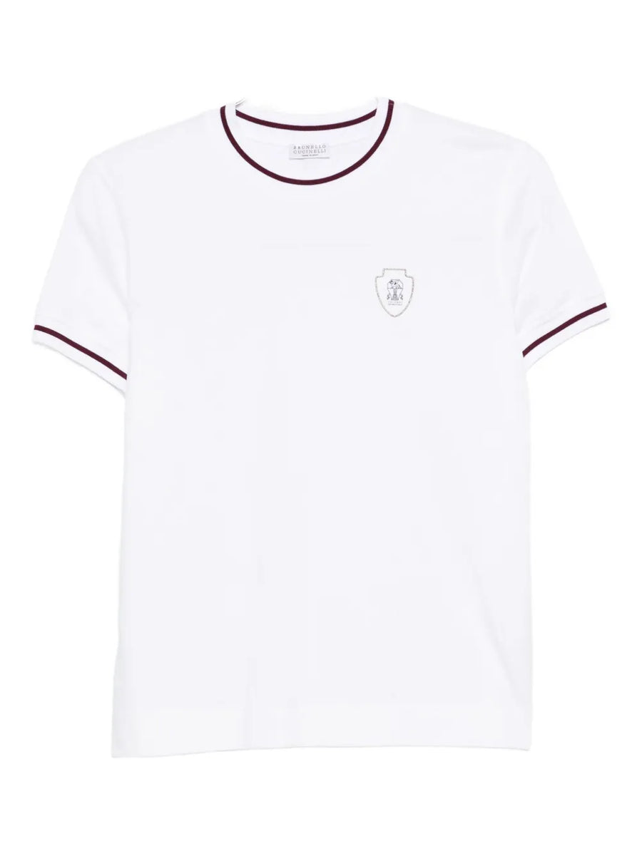 Brunello Cucinelli Cotton 100% t-shirt in white
