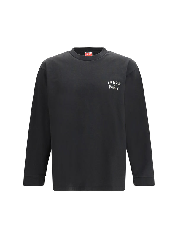 Kenzo 100% Cotton long-sleeve t-shirt in black