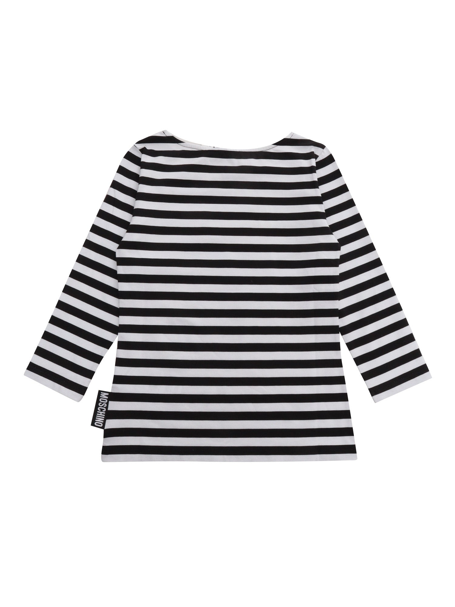 Striped sweater White Cotton Elastane Crewneck
