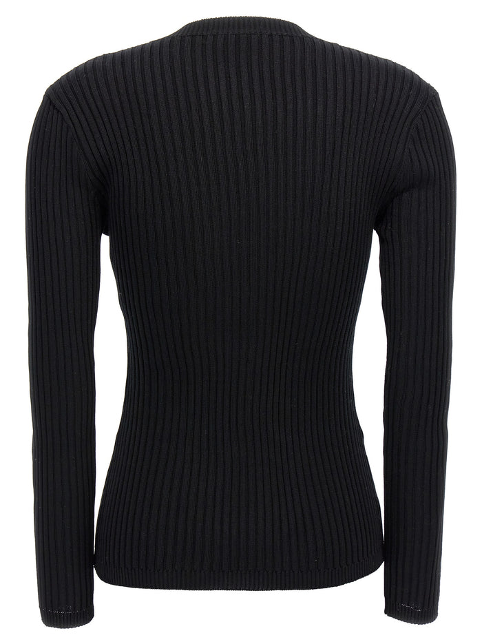 08 cardigan Black Cotton Sweater, Cardigans