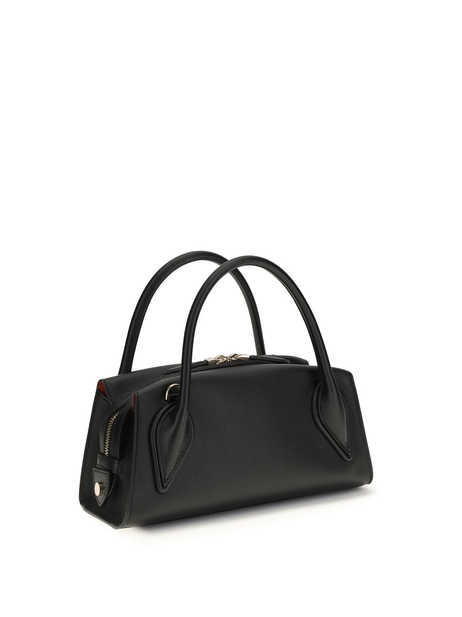 Leather Handbag Venus Black Calf Handbags