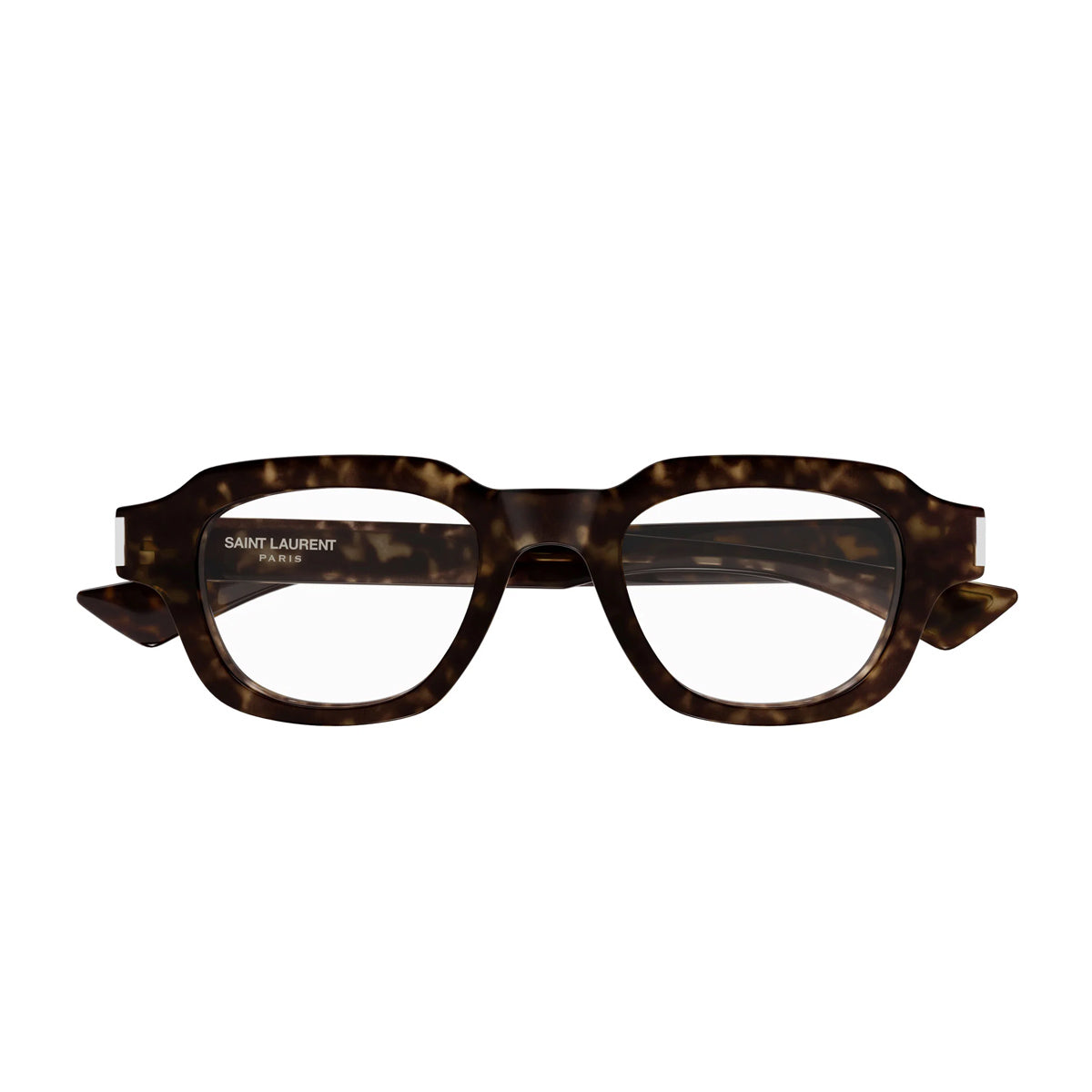Saint Laurent SL 791 OPT Linea Logo 002 Havana Crystal Marrone Acetate Occhiali Da Vista