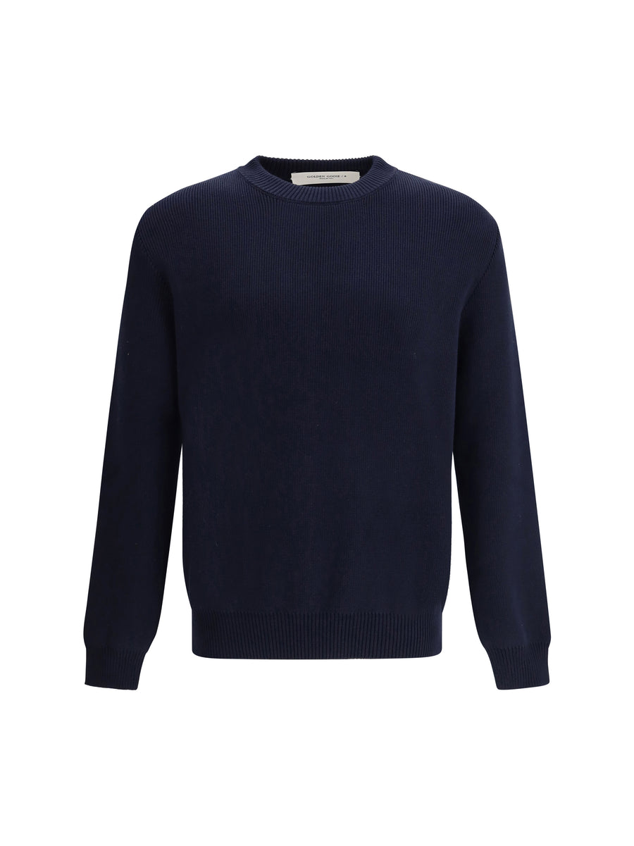 Golden Goose 96% Cotton; 3% Nylon; 1% Elastane sweater in navy