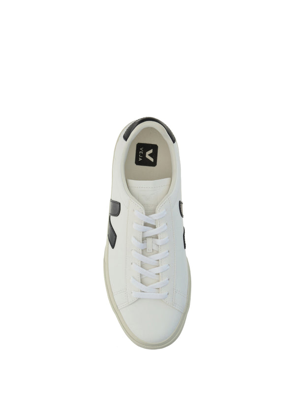Sneakers Calfskin Extra-White-Black Extra-white/black Upper: Calf Leather Trainers