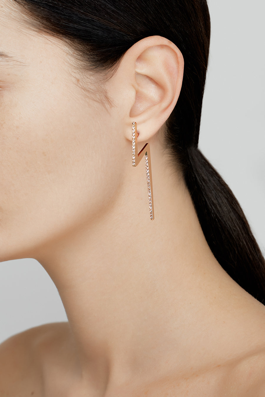 Flash Earrings Rose Gold __single__