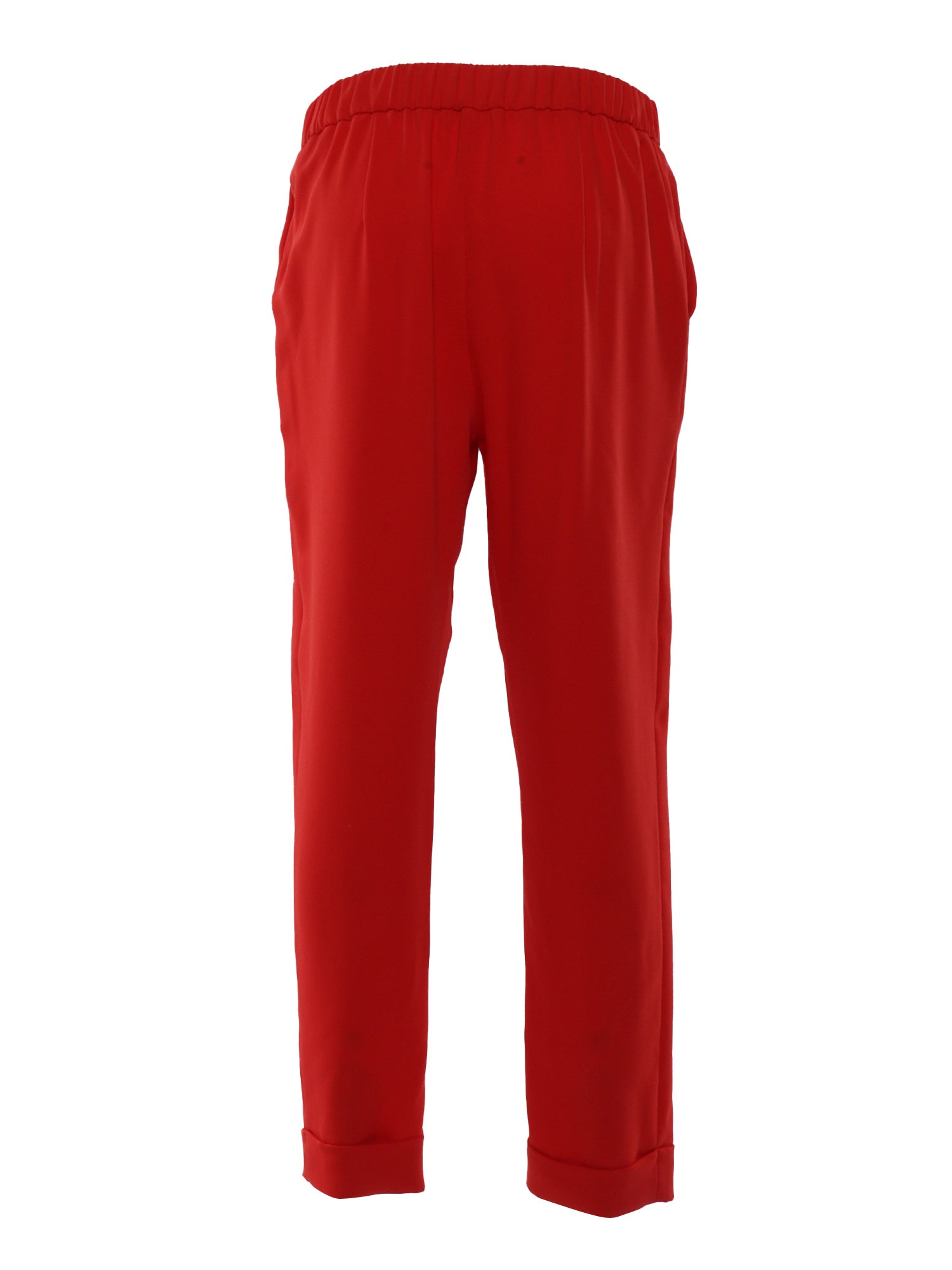 Red trousers Polyester Pant