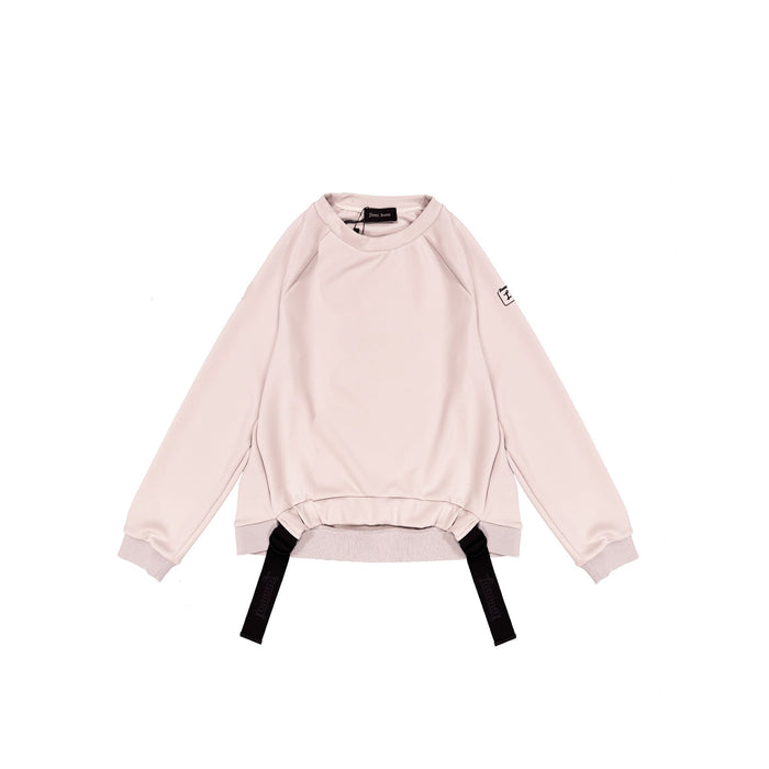 Herno Strap-Hem Sweatshirt Gray Elastane Polyester