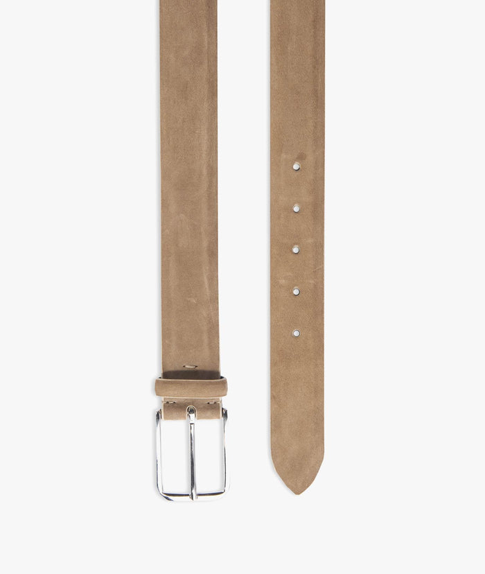 Suede Leather Belt Midnightblue