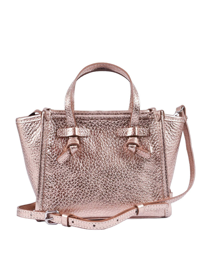 LEATHER BAG Pink Cow Shoulder