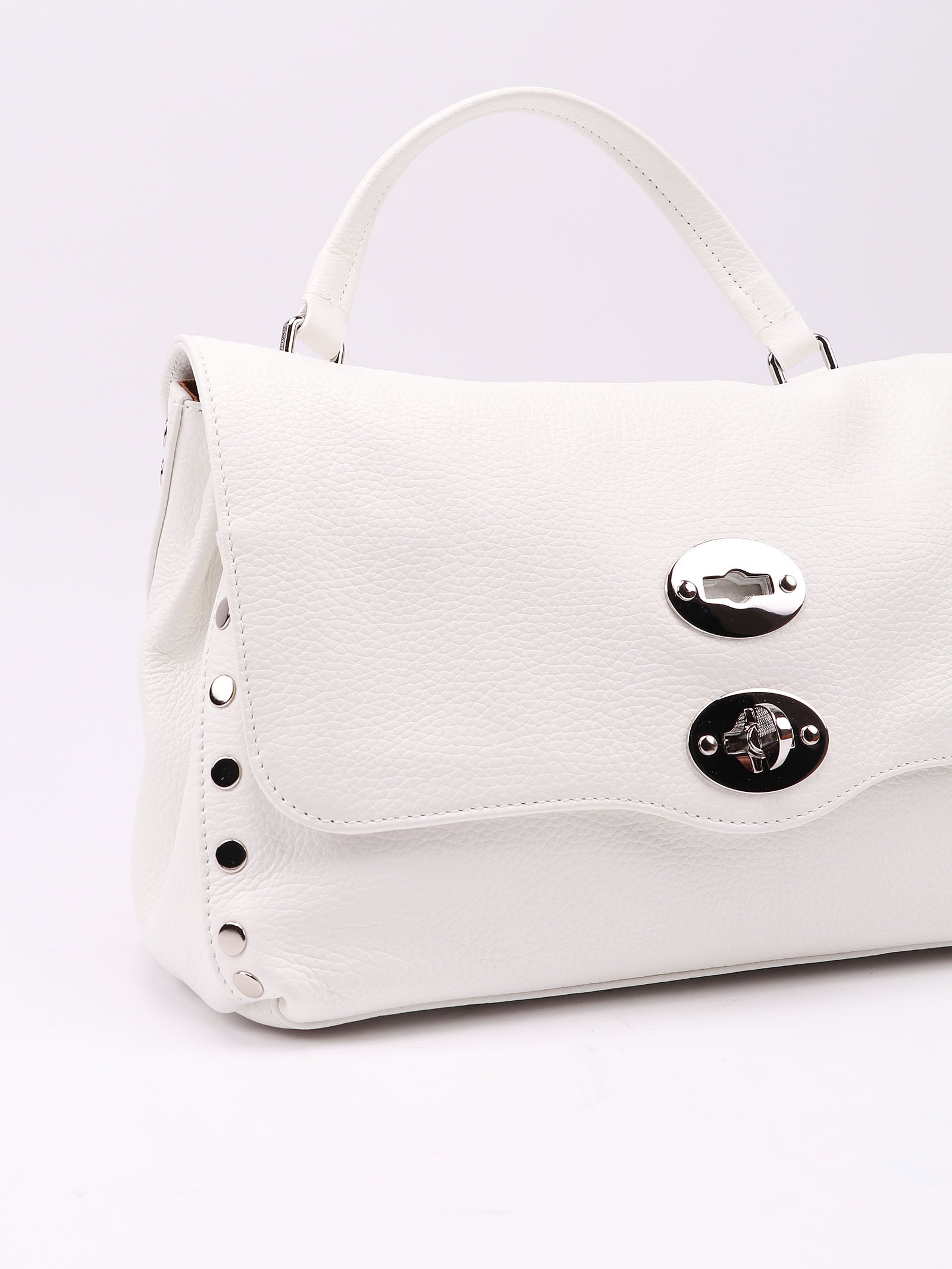Postina Daily Giorno White Calf Leather Bag