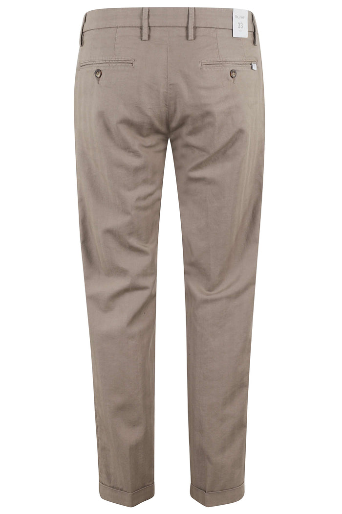 Mucha Pinces Nude & Neutrals Cotone Lino Elastan Pantaloni