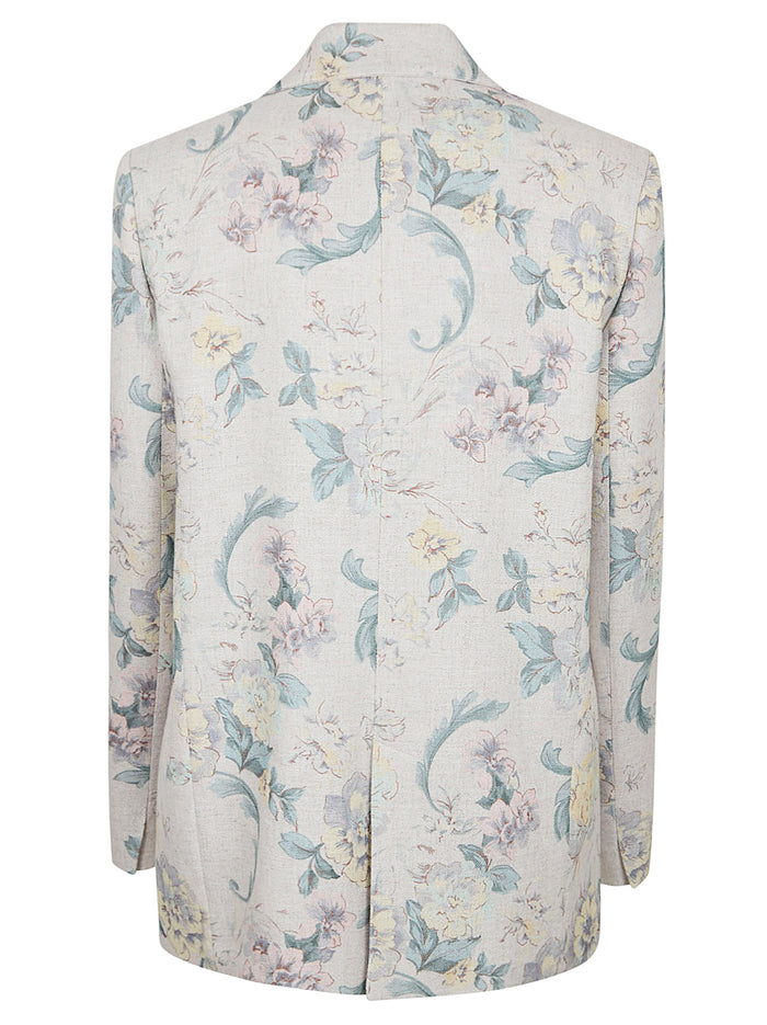 peonia My Love Vi-li Hopsack Jacket Pink & Purple Vi Lilining: Cu Giacca