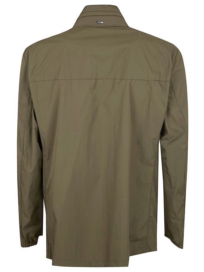 Padded Jacket Green Poliammide Giacca