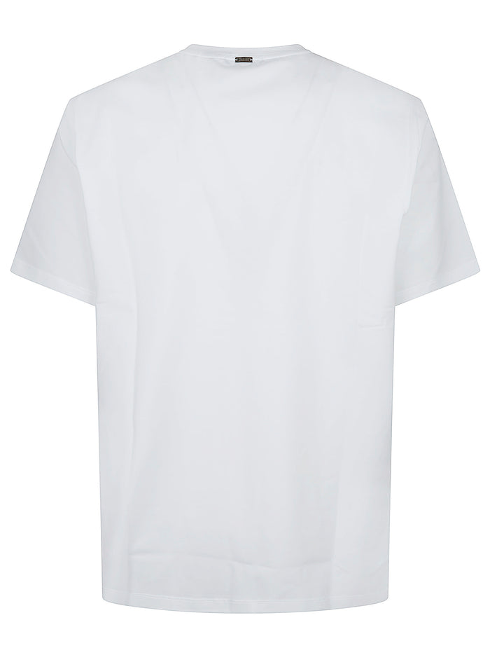 T-shirt White Cotone Elastan