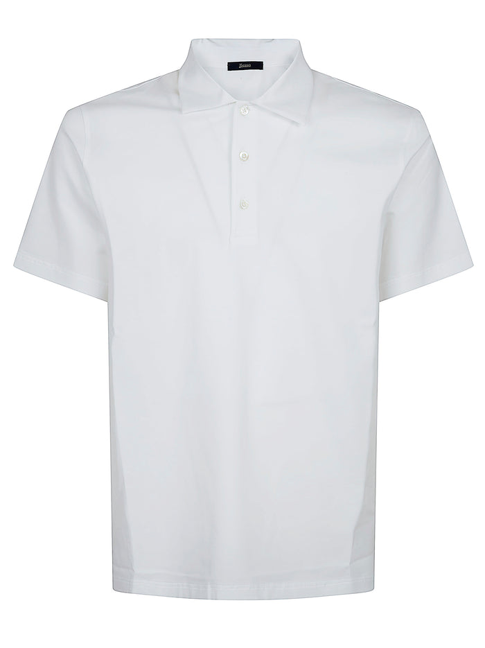 Polo White Cotone Elastan T-shirt