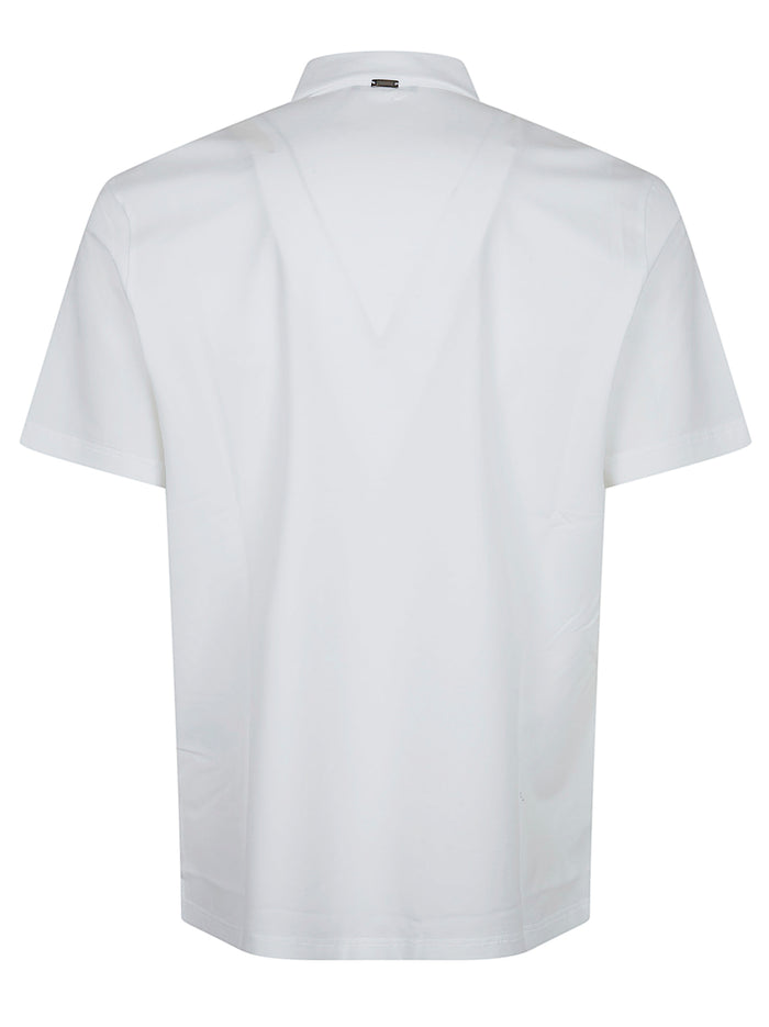 Polo White Cotone Elastan T-shirt
