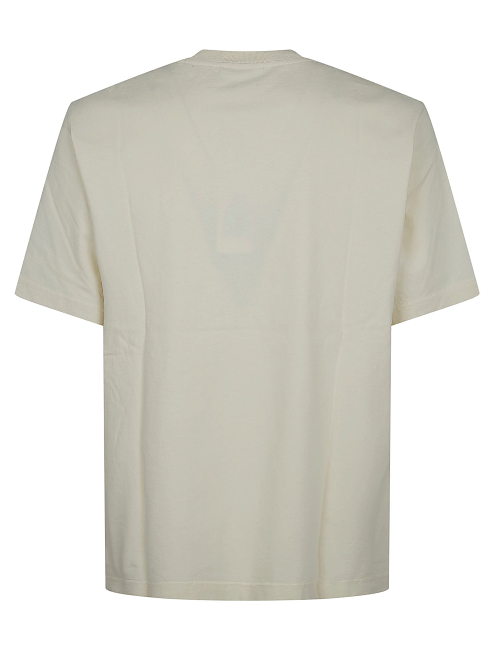 Double Fox Head Comfort Tee-Shirt White Organic Cotton T-shirt