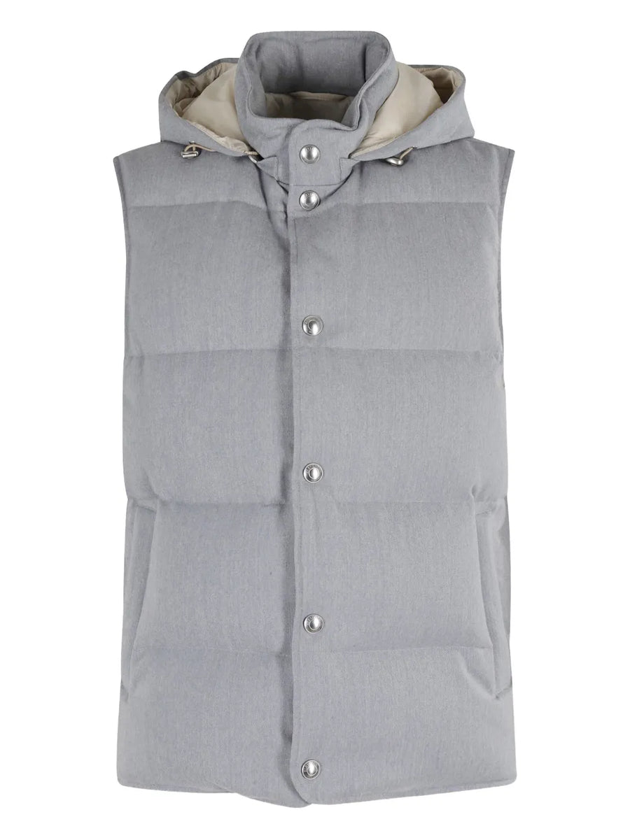 Eleventy Cotton 100% gilet in grey