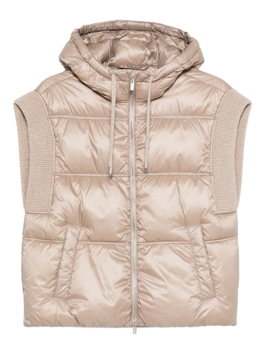 Peserico Outer: Polyamide 100%; Lining: Wool 69% vest in beige
