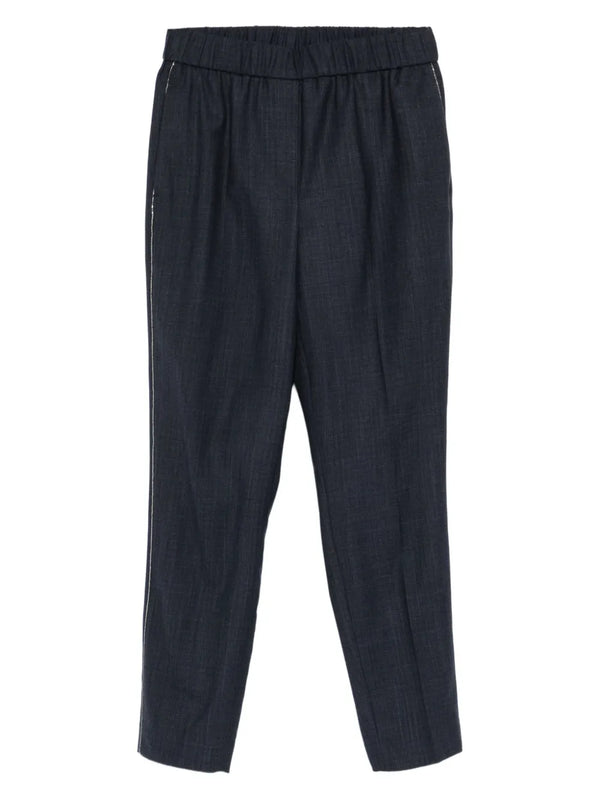 Peserico Outer: Virgin Wool 100%; Lining: Acetate 61% trousers in navy