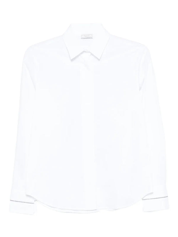 Peserico Cotton 97% shirt in white