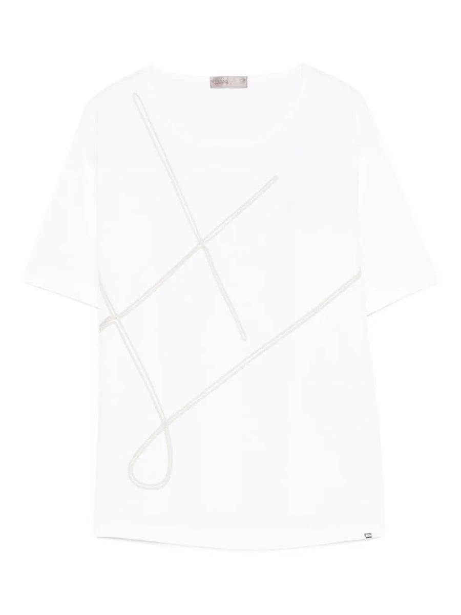 Herno Cotton 95% t-shirt in white