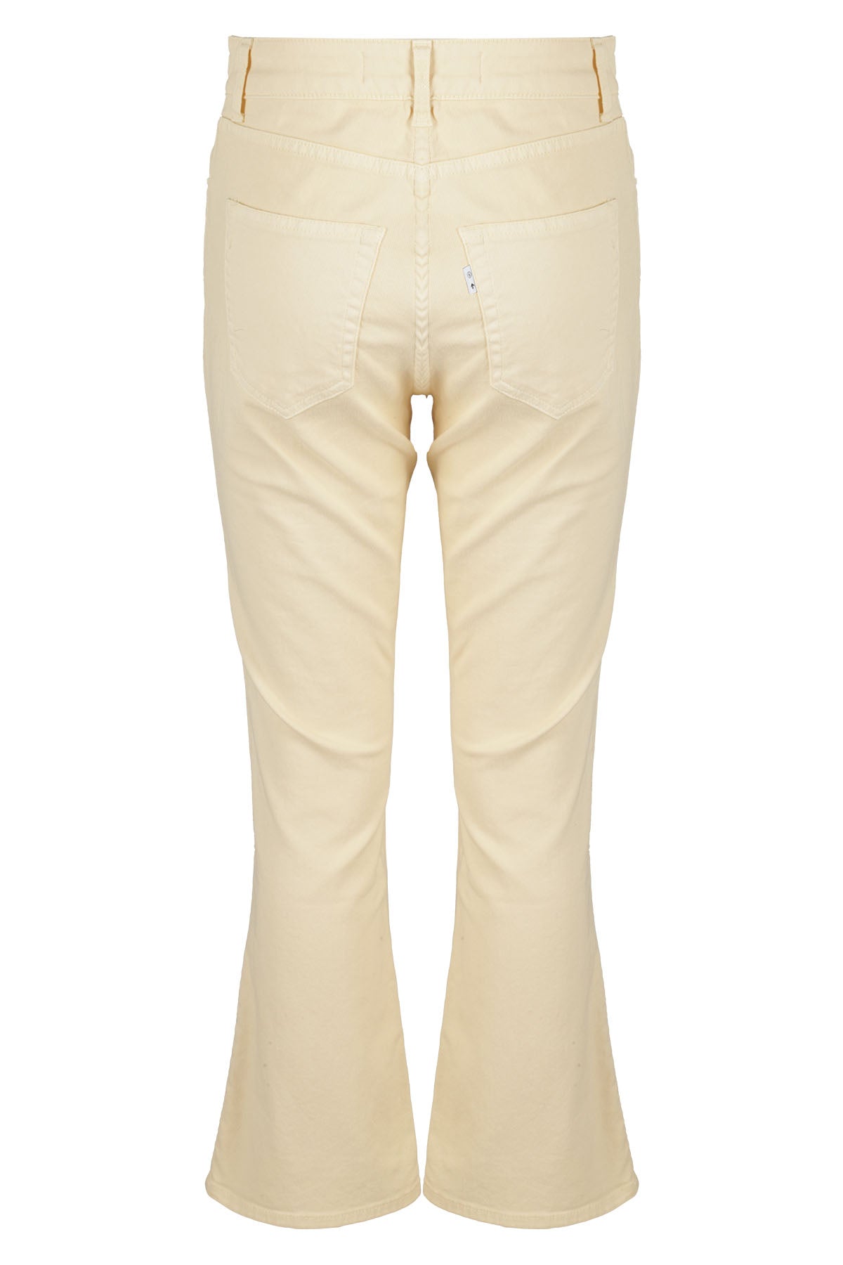 Clar Pantalone White Cotone Elastan Pantaloni