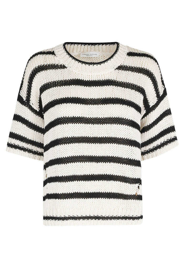 Girocollo Mc Riga Nude & Neutrals Cotone Maglia