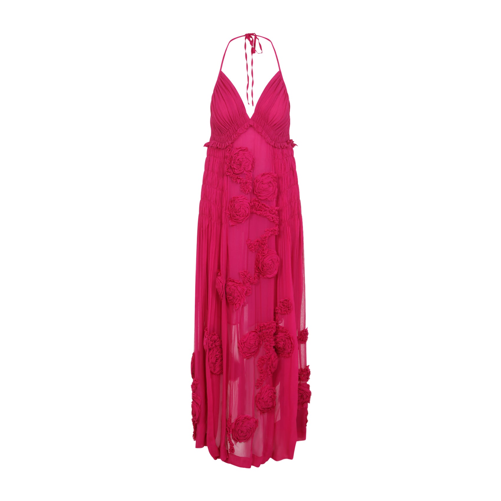 Drina Midi Dress Pink & Purple Viscose
