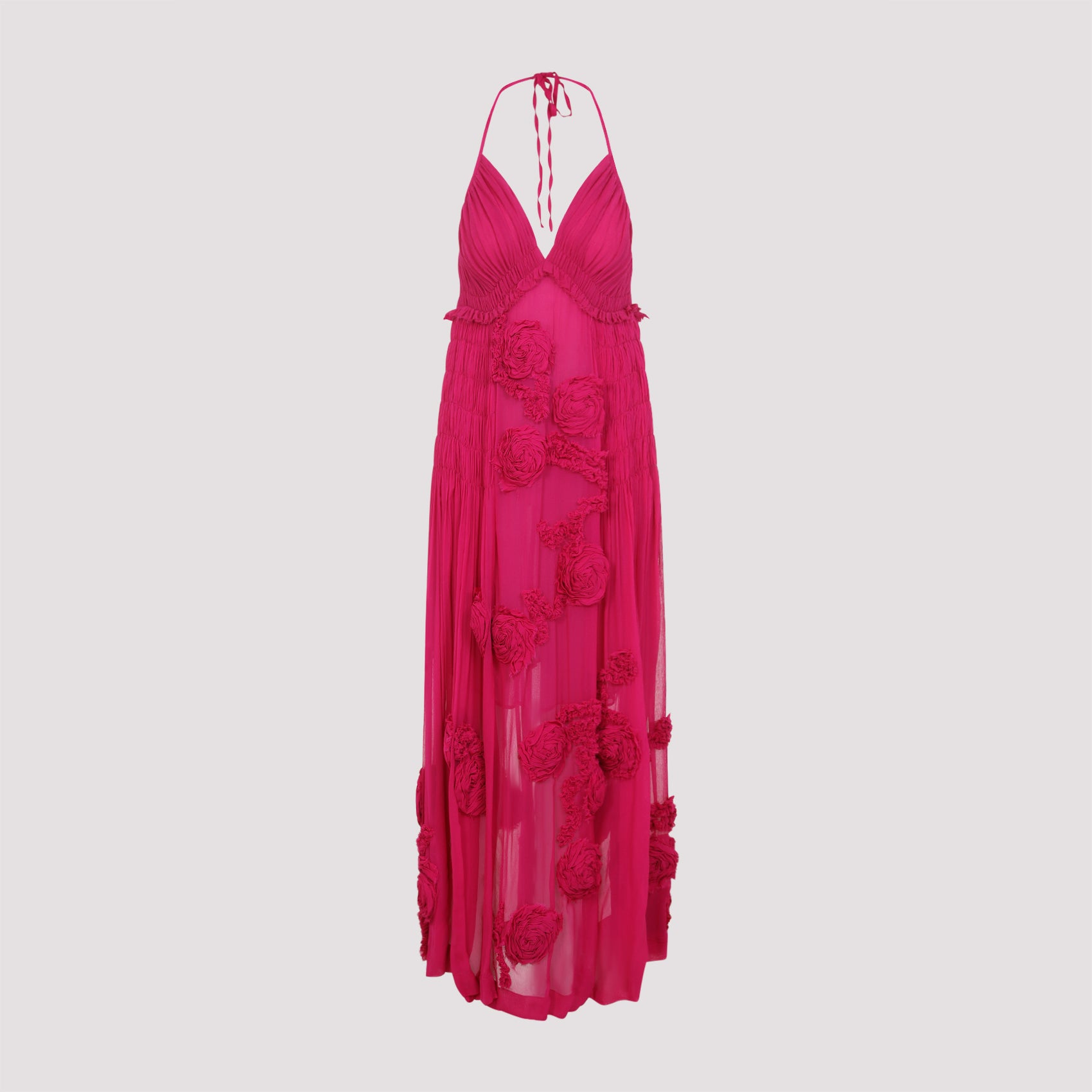 Drina Midi Dress Pink & Purple Viscose