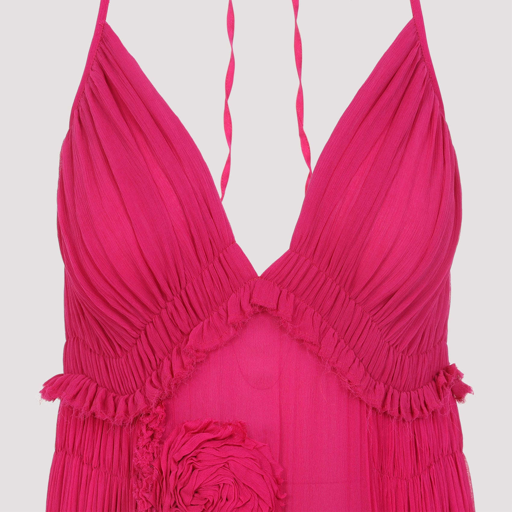 Drina Midi Dress Pink & Purple Viscose