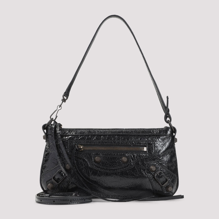 Le City Pouch Bag Black Leather Smallleathergoods