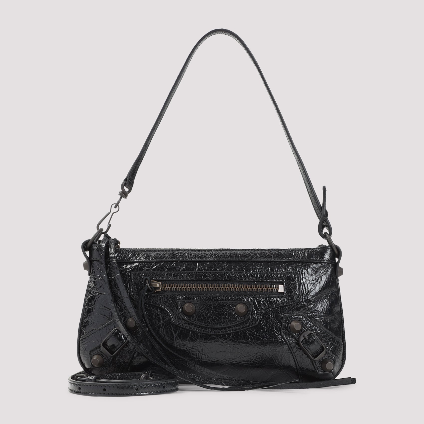 Le City Pouch Bag Black Leather Smallleathergoods