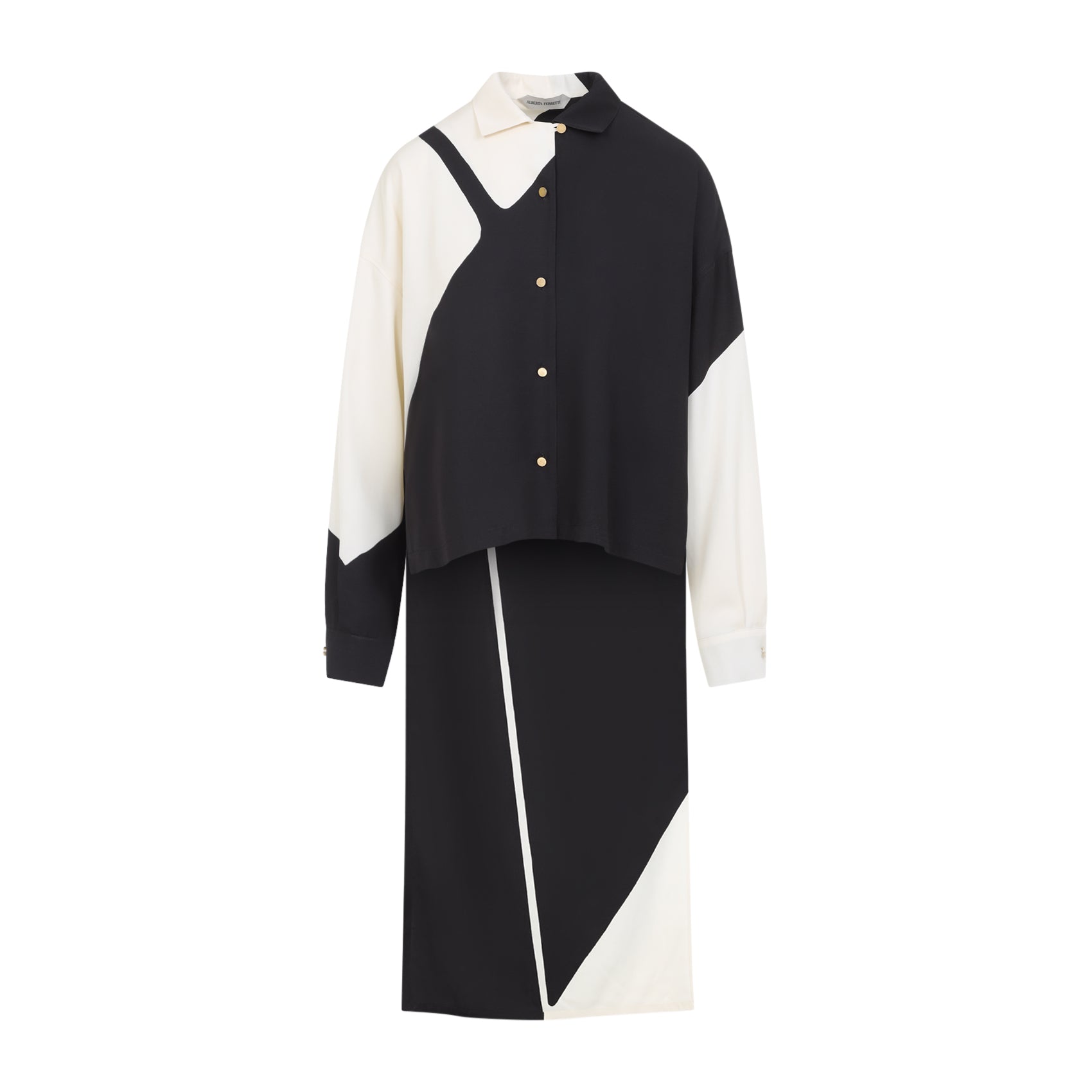 Twill Shirt Black Viscose