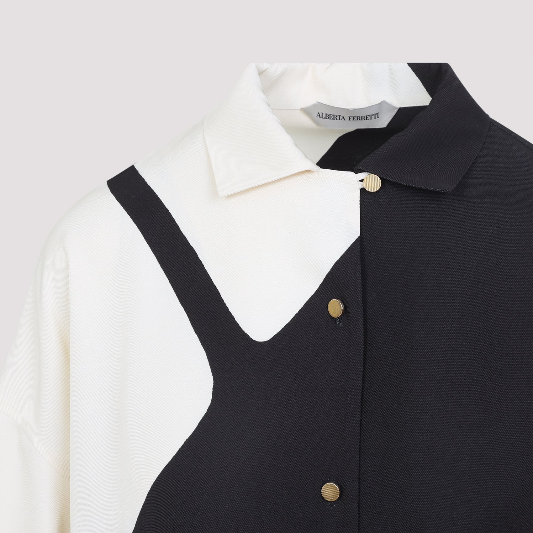 Twill Shirt Black Viscose
