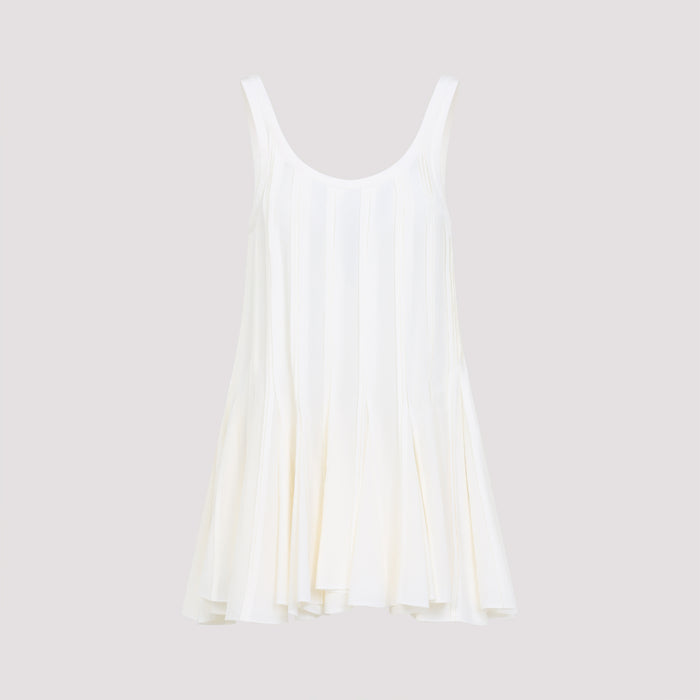 Pintuck Top Nude & Neutrals Silk