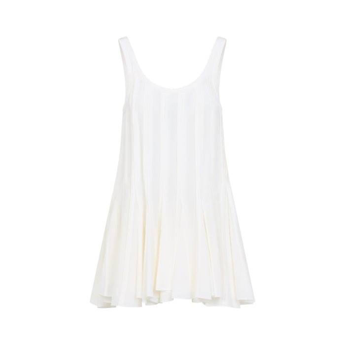 Pintuck Top Nude & Neutrals Silk