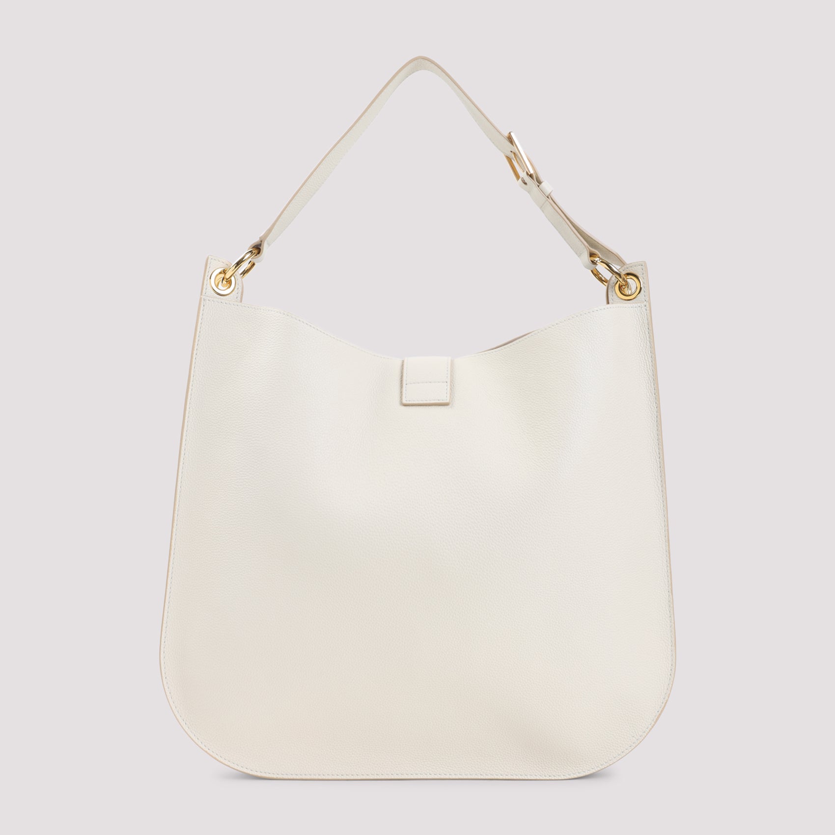 Shoulder Bag White Calf Leather