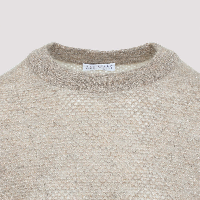 Sweater Soft Net Pullover Nude & Neutrals