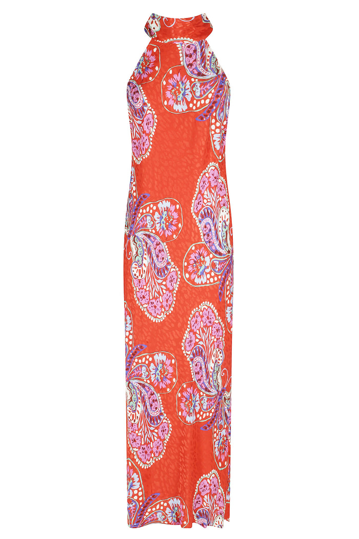 Maura Dress Red Viscosa Abito