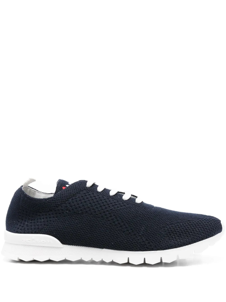 Kiton Outer: Fabric 100% sneaker in navy