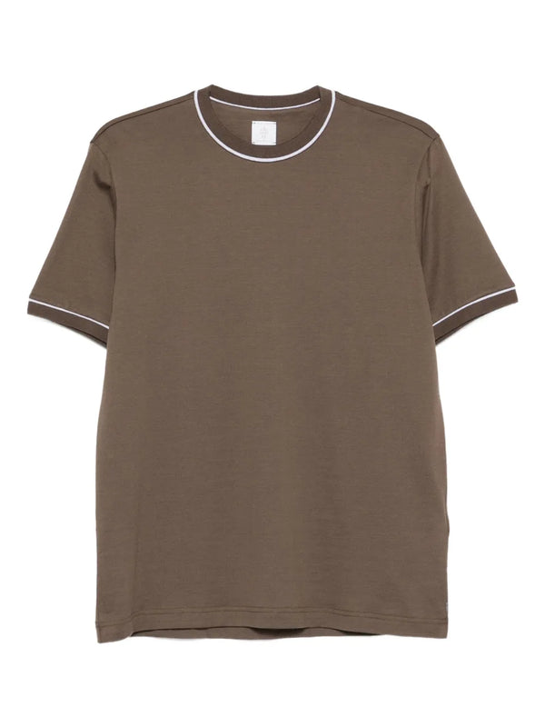 Eleventy 100% Cotton t-shirt in brown