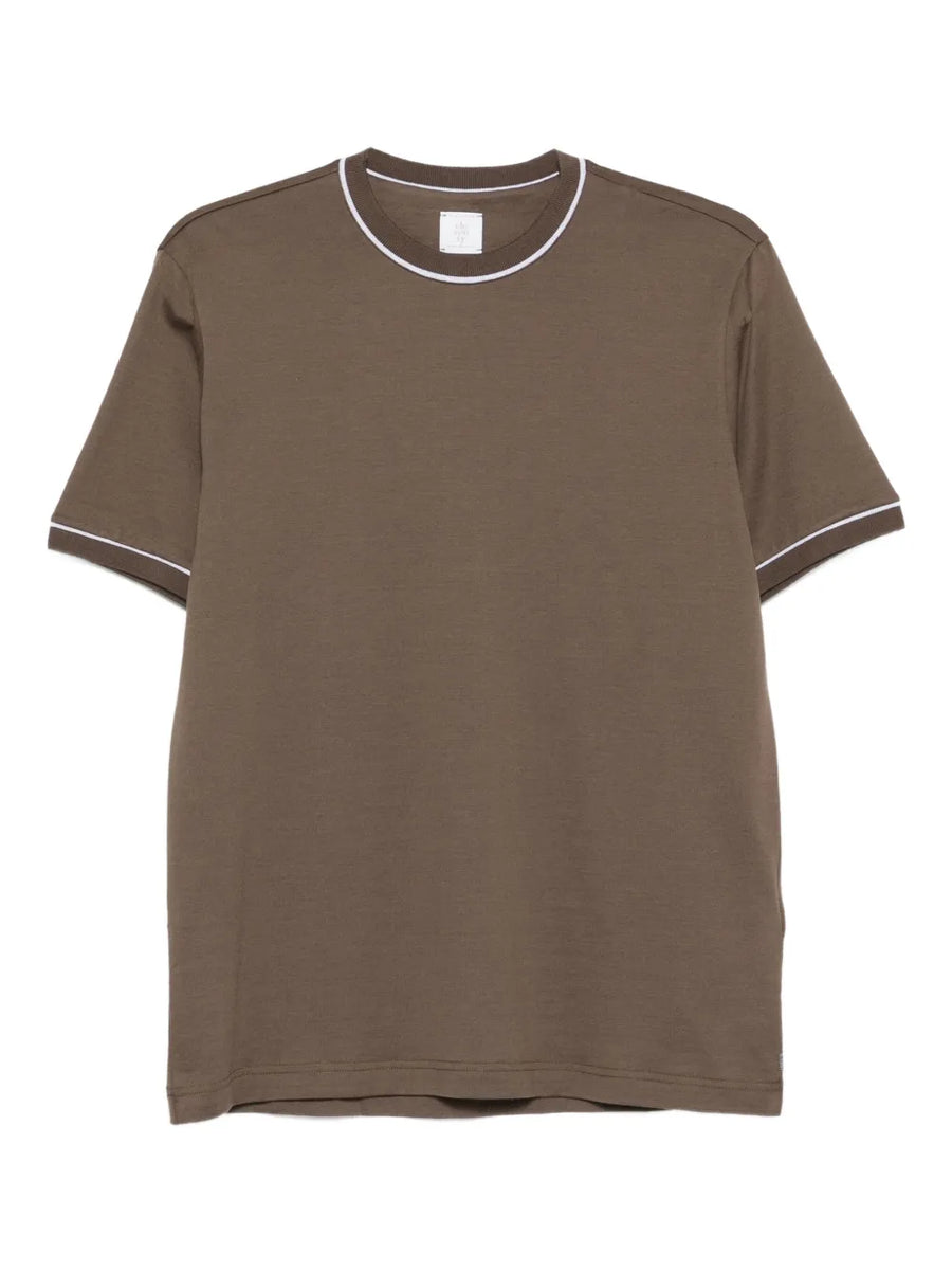 Eleventy 100% Cotton t-shirt in brown