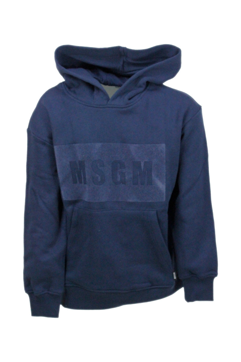 MSGM Sweaters Blue 100co