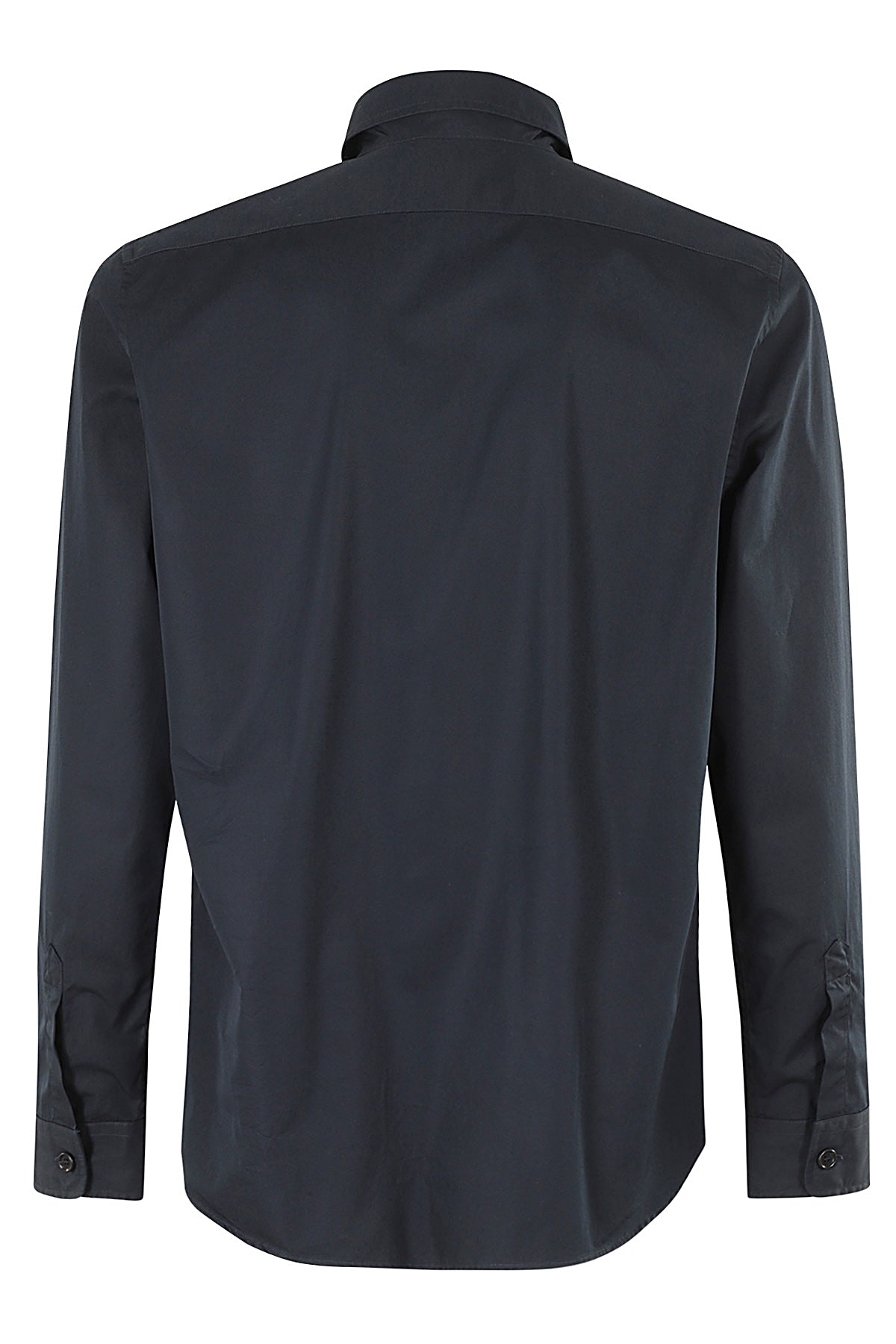 Shirt Blue Cotone Camicia