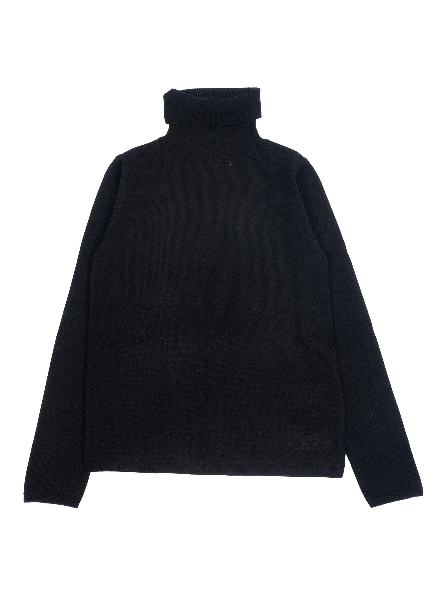 Knitwear Black Wool Polyamide Acrylic Crewneck