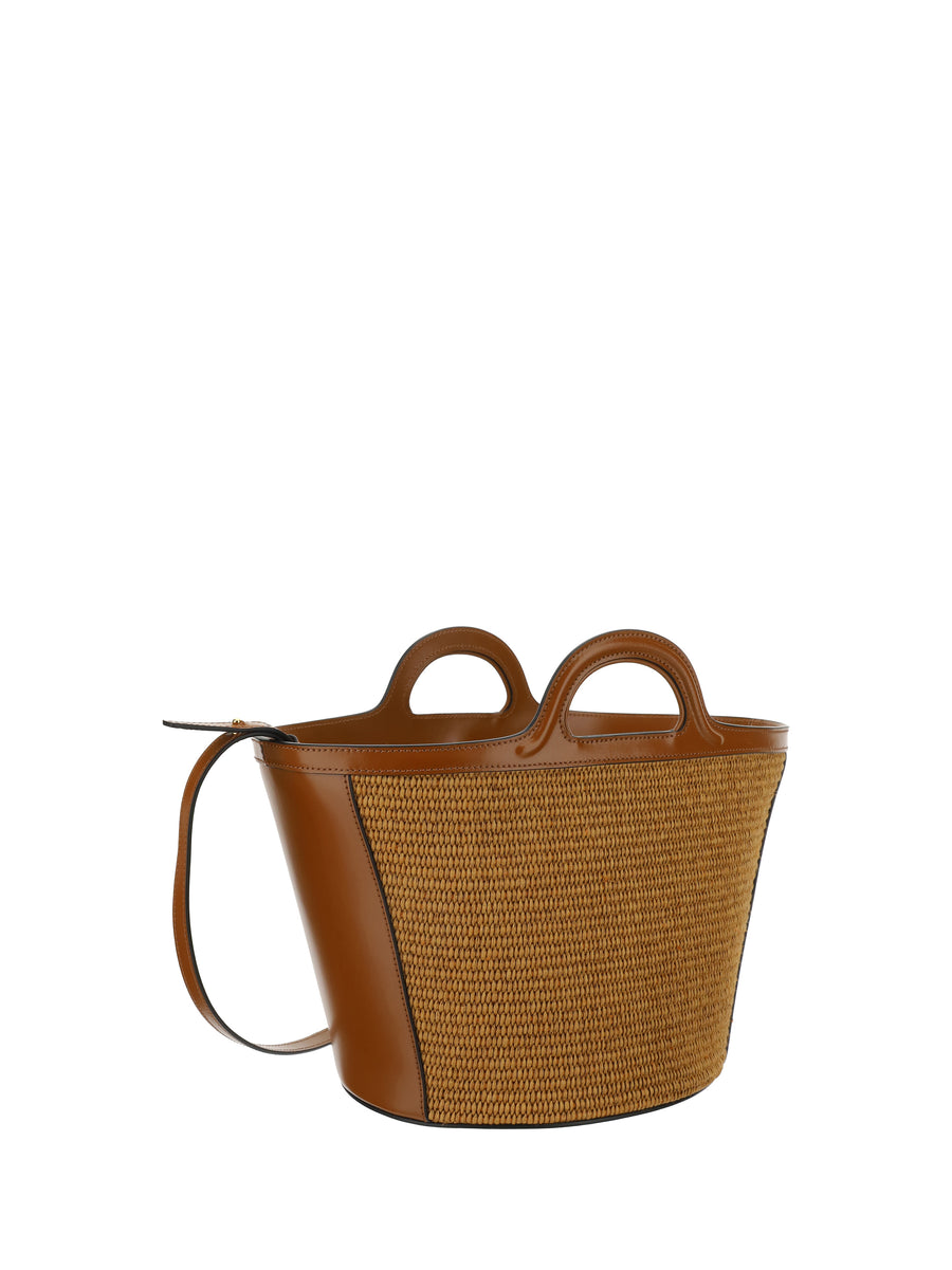 Bucket Bag Tropicalia Raw Sienna Cotton Shoulder