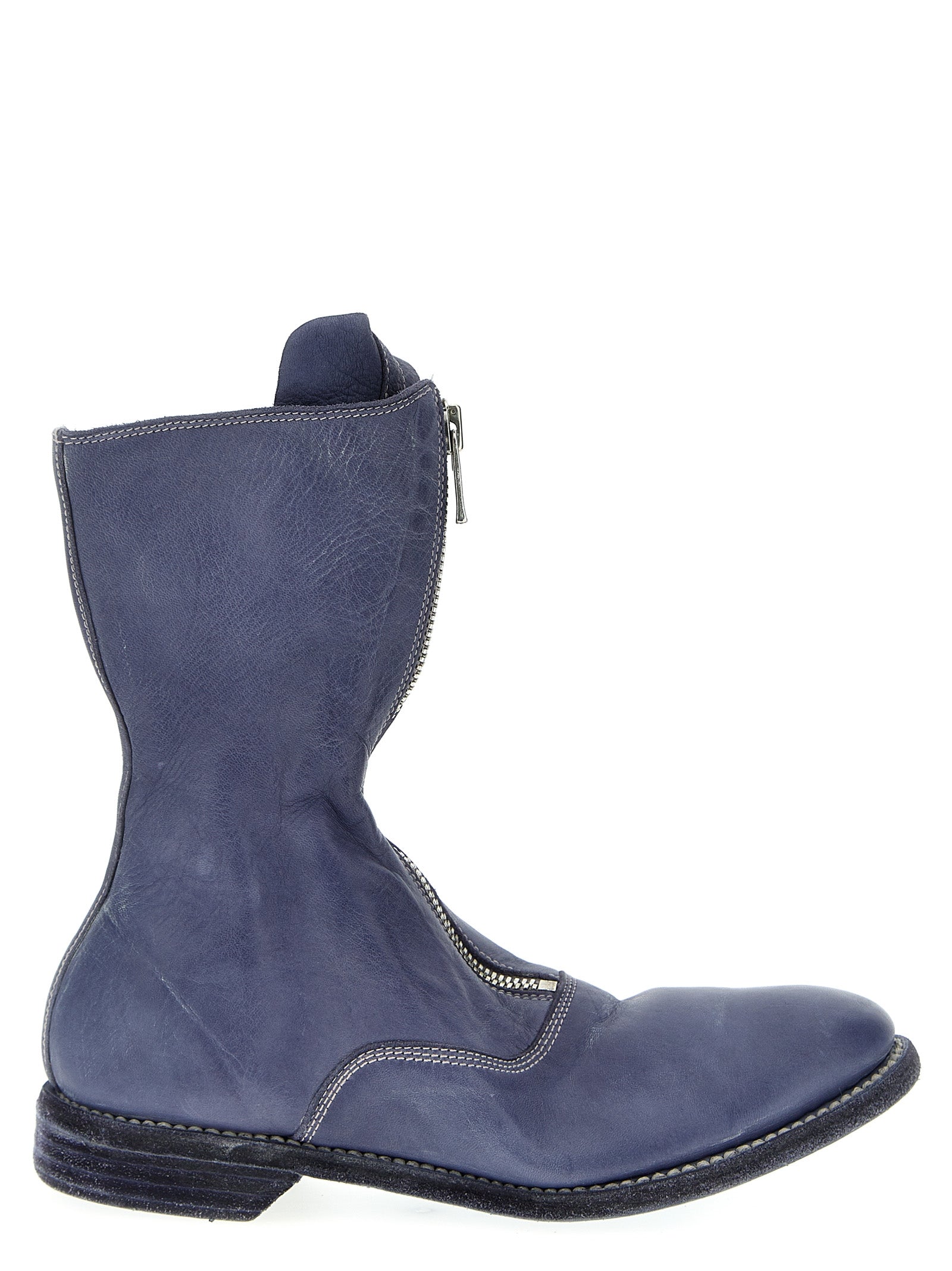 310 ankle boots Purple Leather Boots