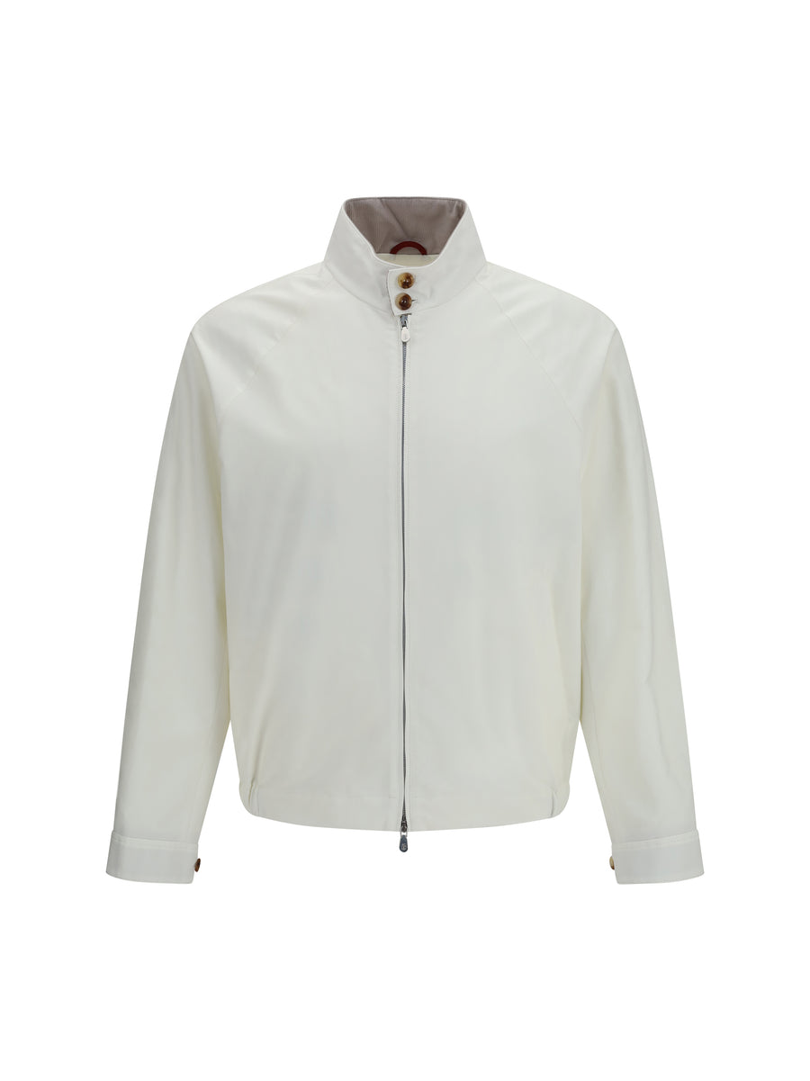 Brunello Cucinelli 67% Cotton jacket in white