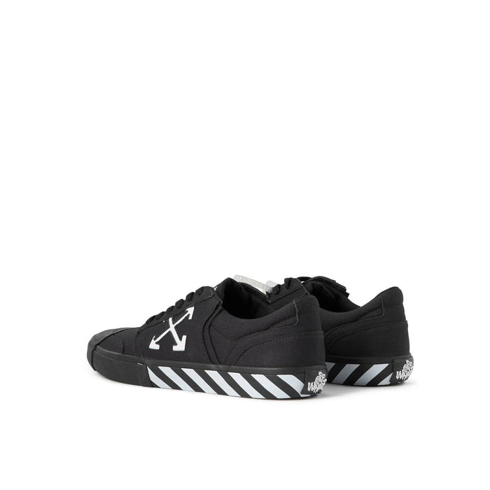 Vulcanized Low Sneakers Black Canvas